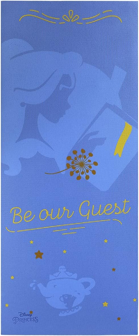 Disney Belle Non-Slip Yoga Mat - Fitness Essential