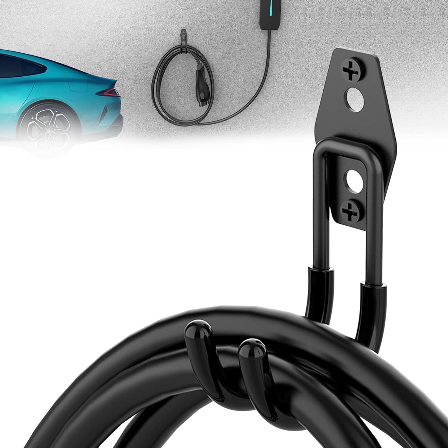 Heavy Duty EV Charger Wall Mount - Organize with Ease
