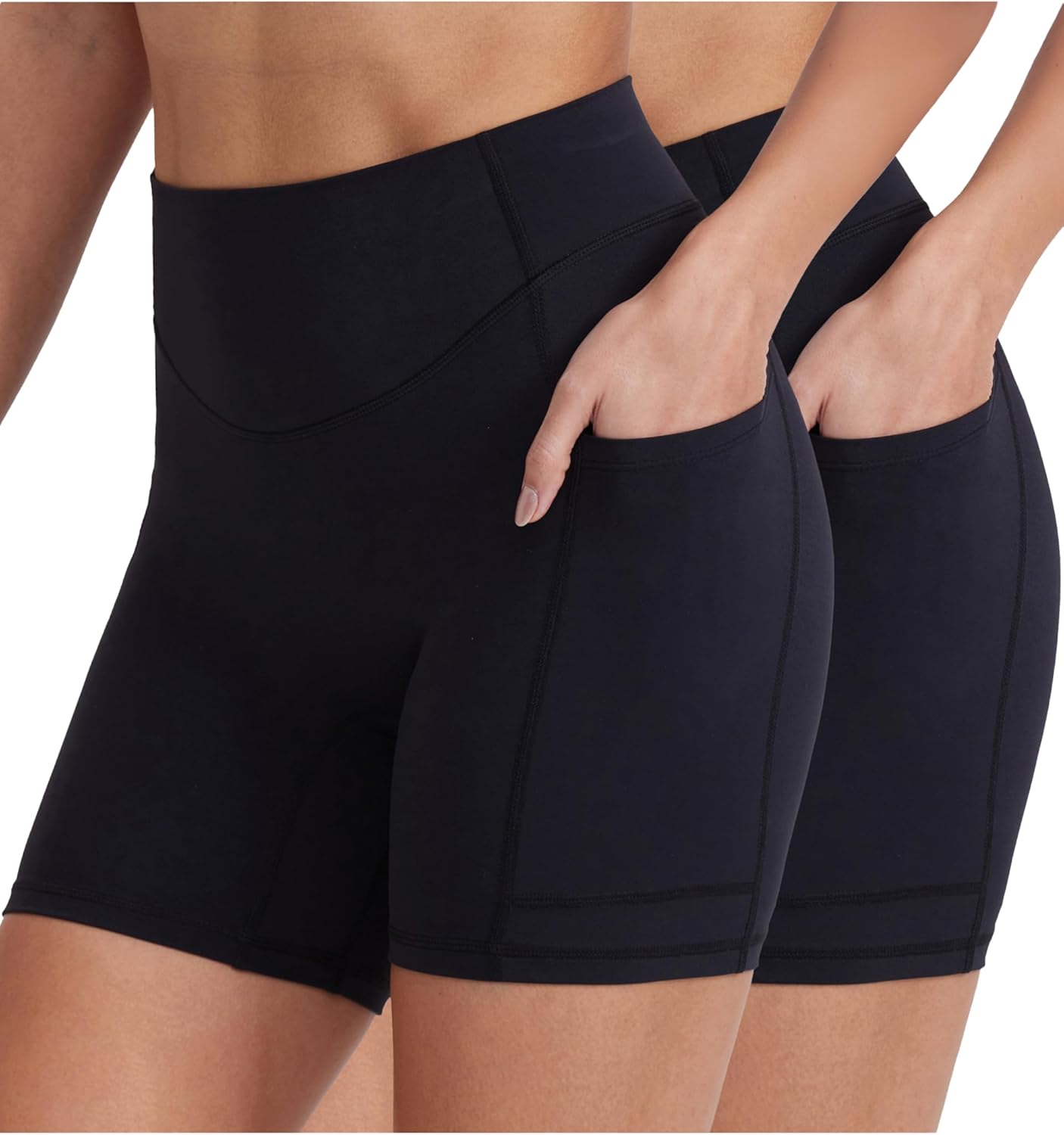 Biker Shorts for Women with Pockets for Summer Workouts