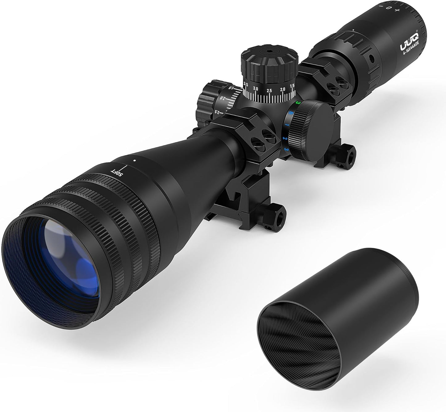 UUQ 4-16X44AO Rifle Scope for Precision Hunting and Shooting