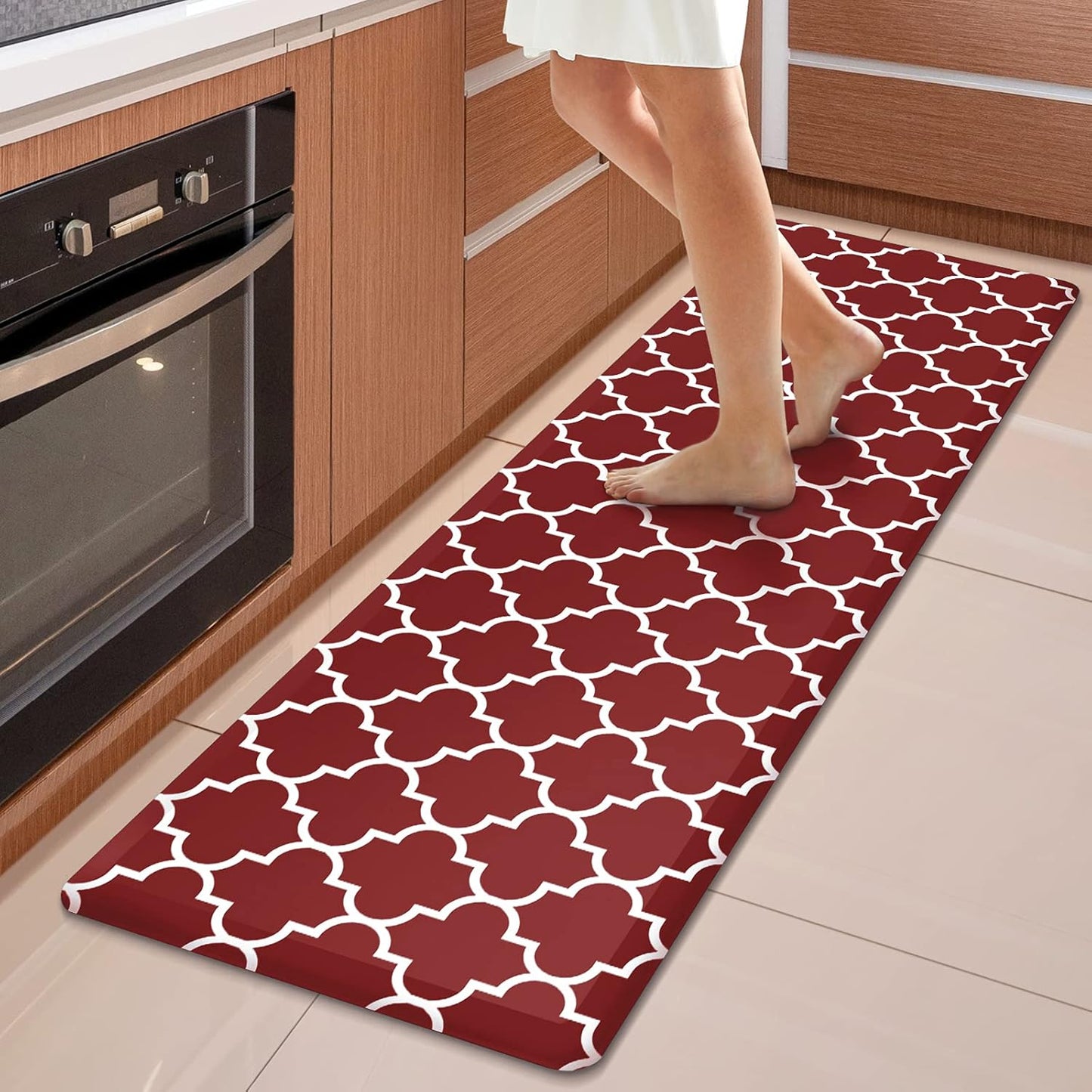WISELIFE Kitchen Mat Cushioned Anti-Fatigue Rug for Comfort