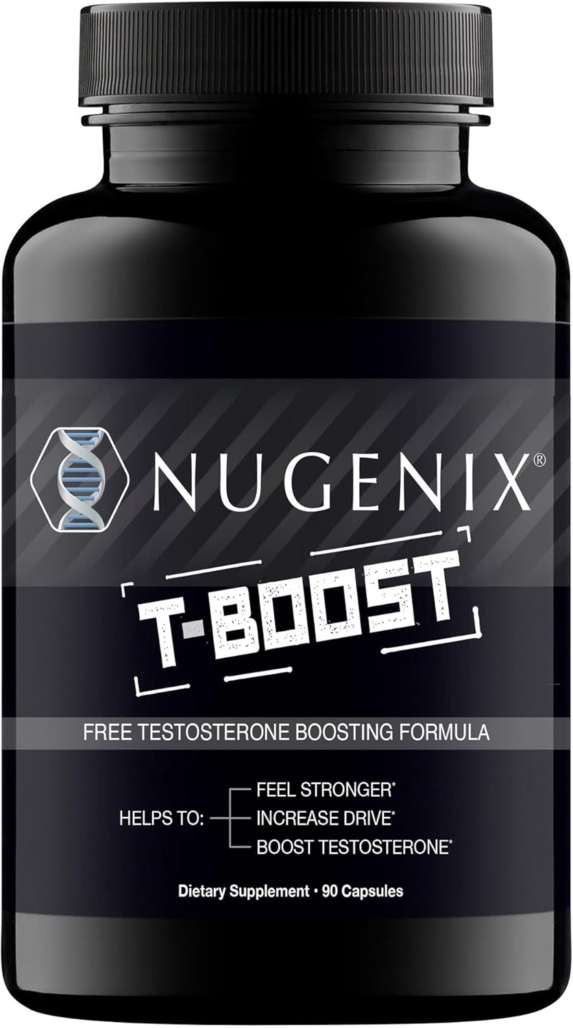 Nugenix T Boost Free Testosterone Booster for Men, 90 Count