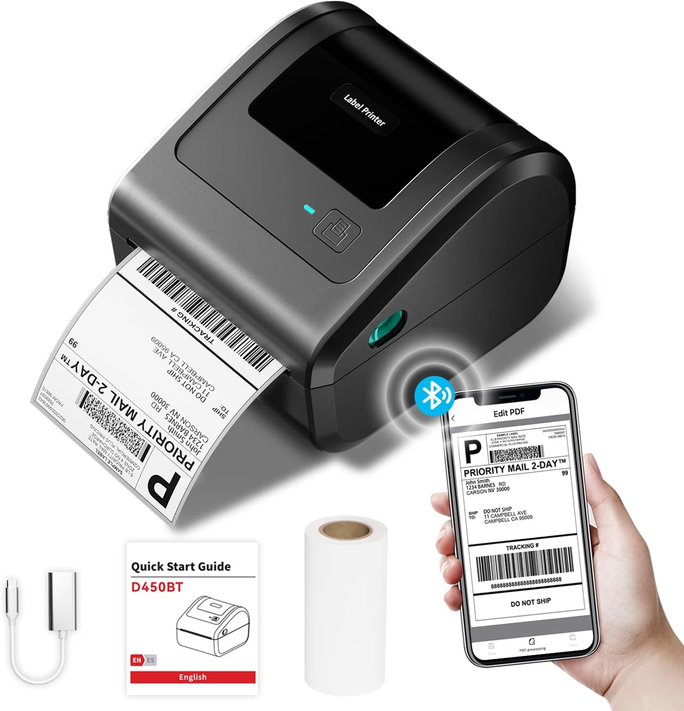 Wireless Shipping Label Printer - LabelCreate Efficiency