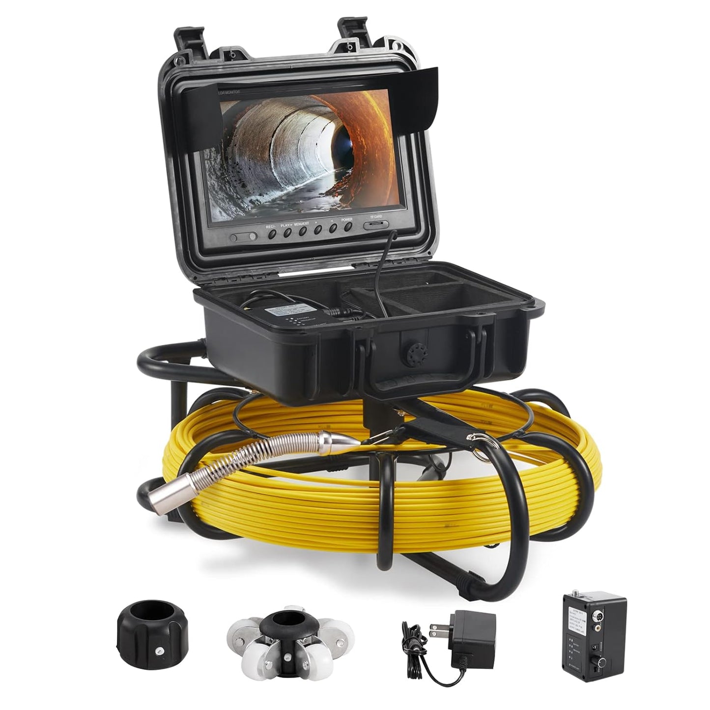 VEVOR Sewer Camera with 9in Screen for Pipeline Inspection