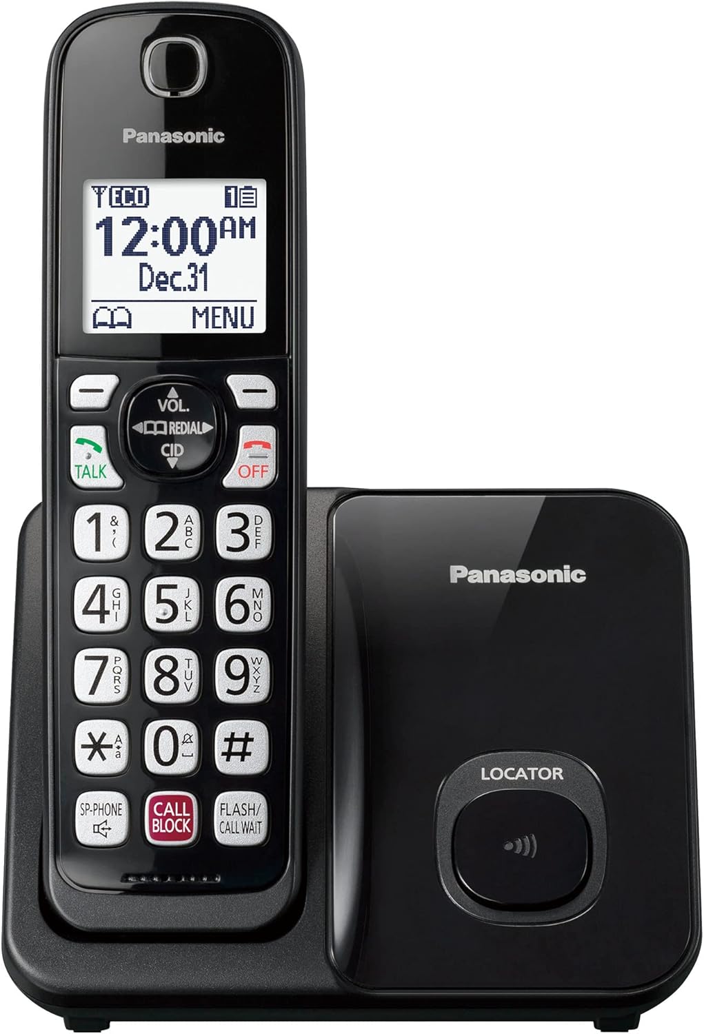 Panasonic Cordless Phone with Advanced Call Block Features