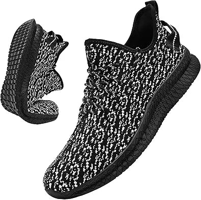 VNANV Mens Slip On Walking Shoes Lightweight Breathable Comfort