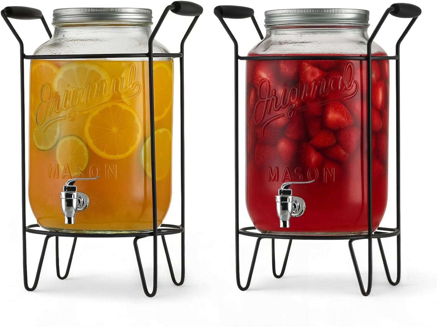 2 Gallon Drink Dispensers for Parties - Perfect for Gatherings