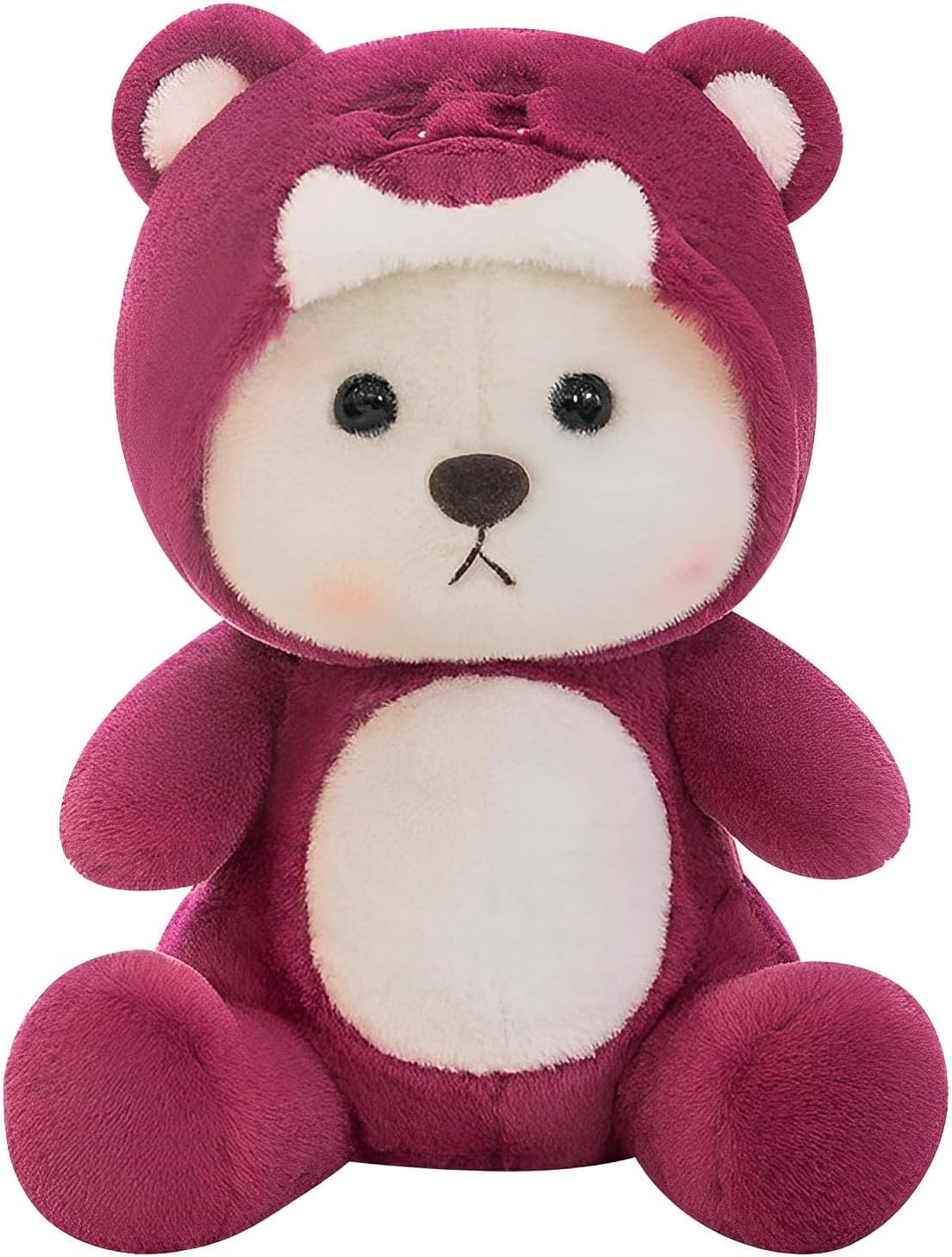 Cute Cartoon Plush Cross-Dressing Teddy Bear with Removable Hat