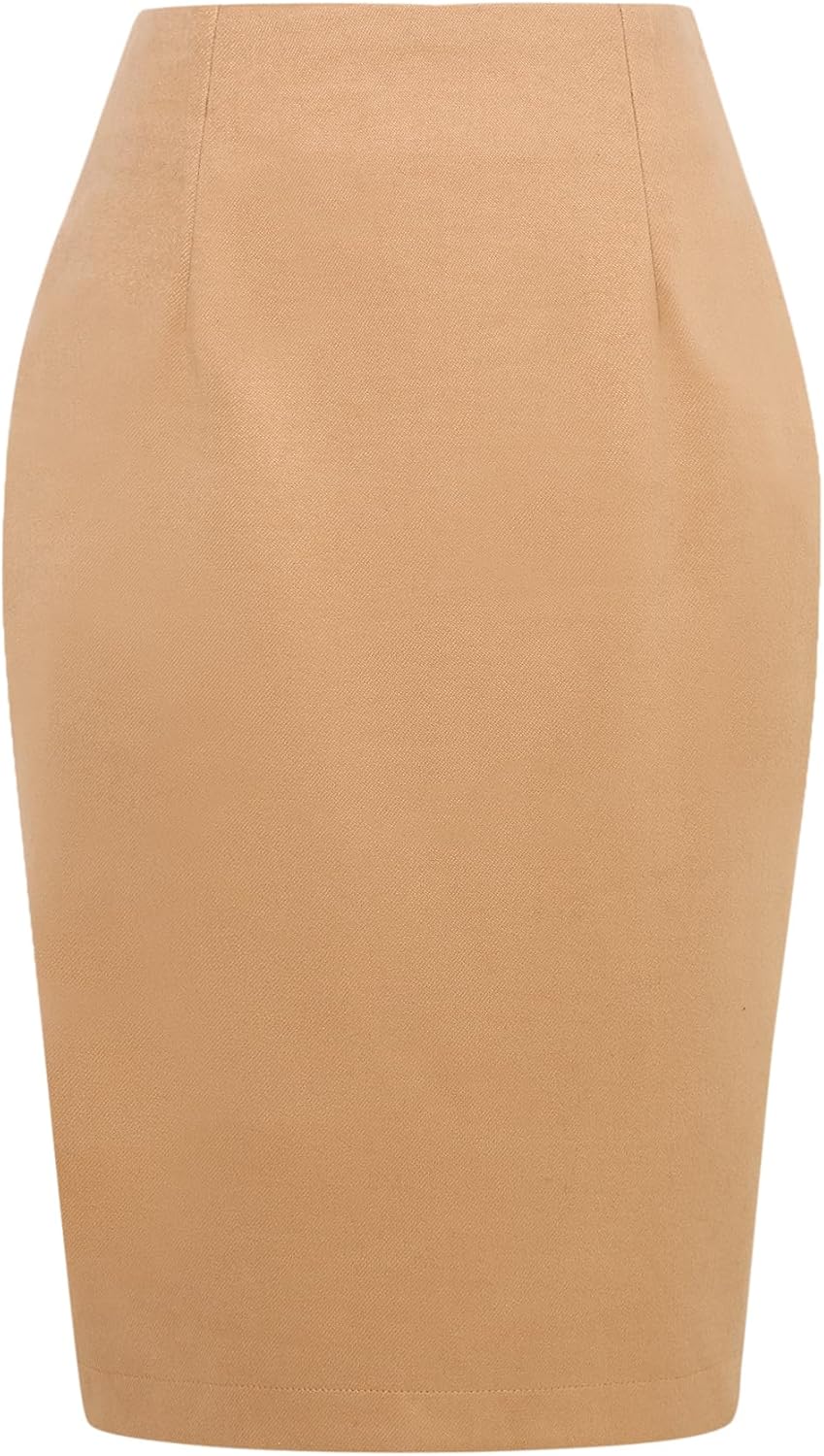 Plaid Skirts for Women Fall Winter Knee Length Pencil Wool Skirt