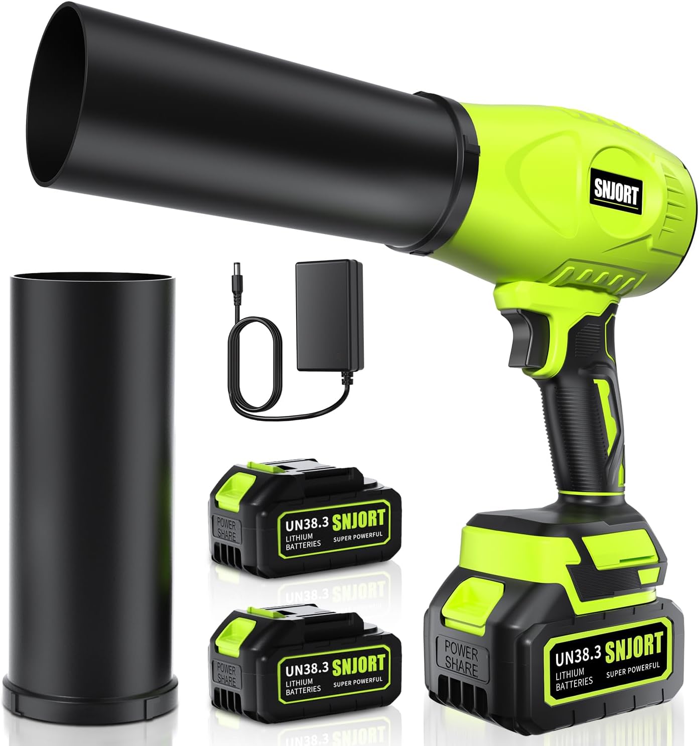 Cordless Leaf Blower with Battery and Charger for Easy Cleaning