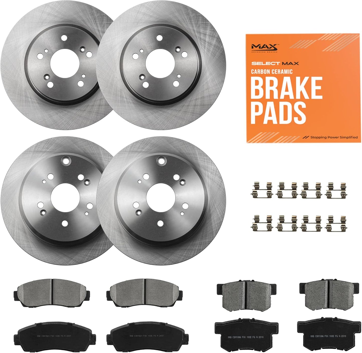 Max Advanced Brakes ValueMAX Brake Kit for Honda CR-V 2007-2016