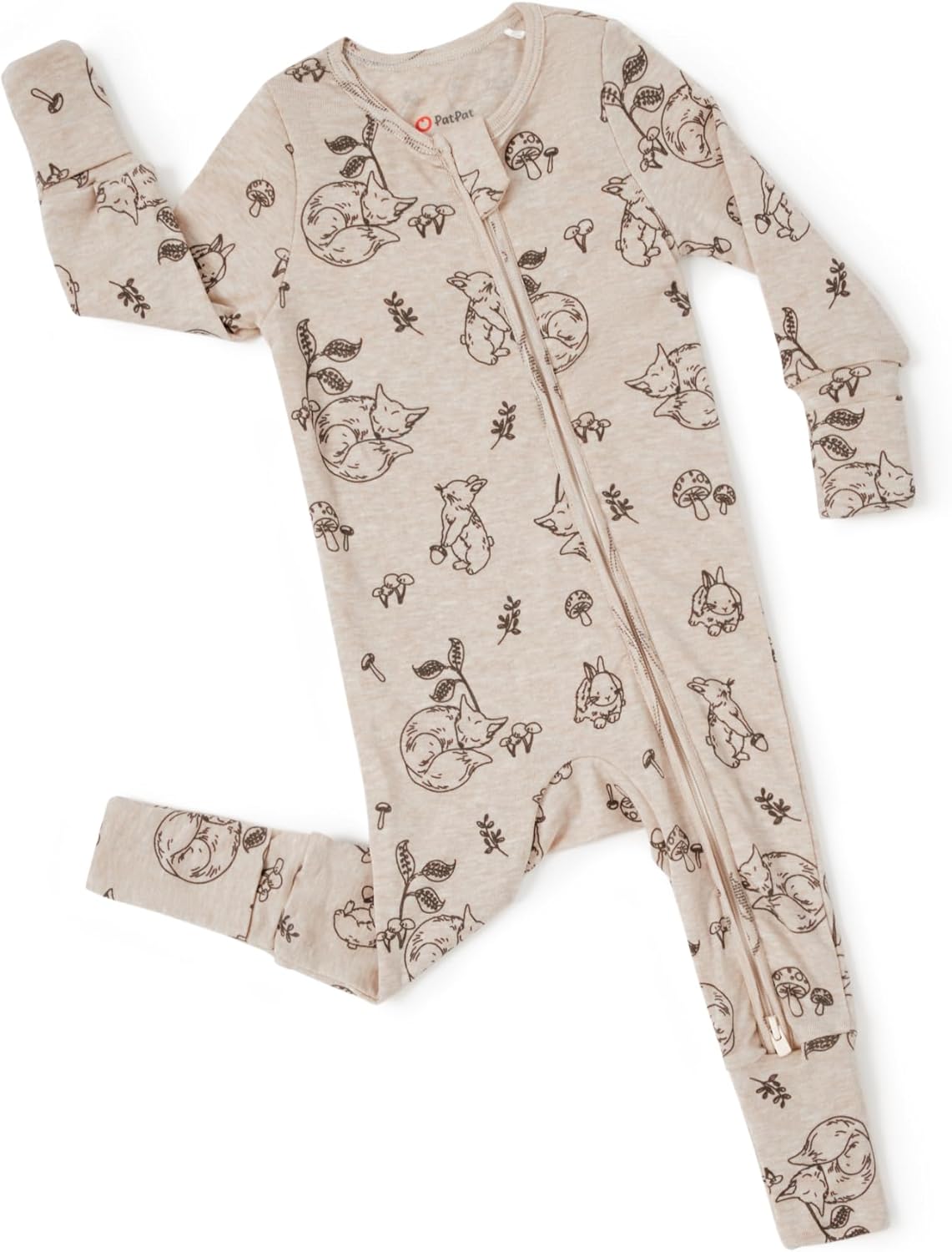 Premium Soft Wool Baby Footie Pajama with 2-Way Zipper