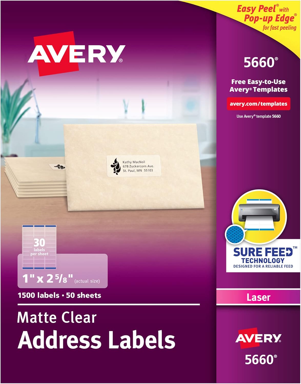 Avery Printable Address Labels for Easy Mailing and Customization
