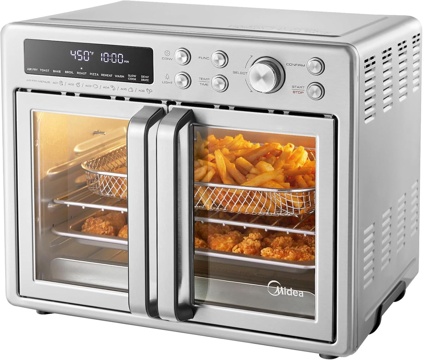 Midea Flexify 10-in-1 Air Fryer Combo: 25% Faster, 90% Less Oil