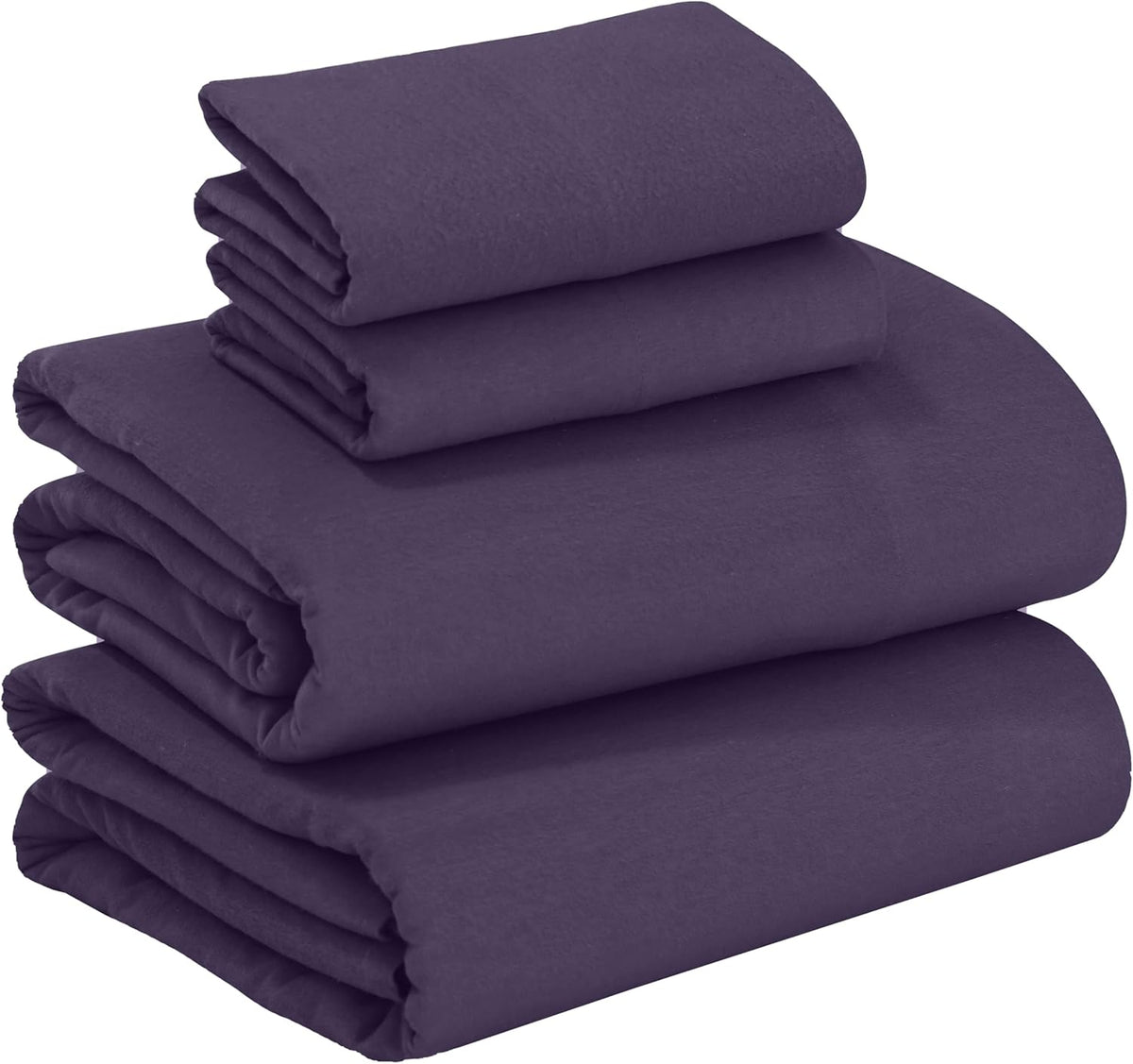RUVANTI 100% Cotton Flannel Sheets King Size for Cozy Comfort