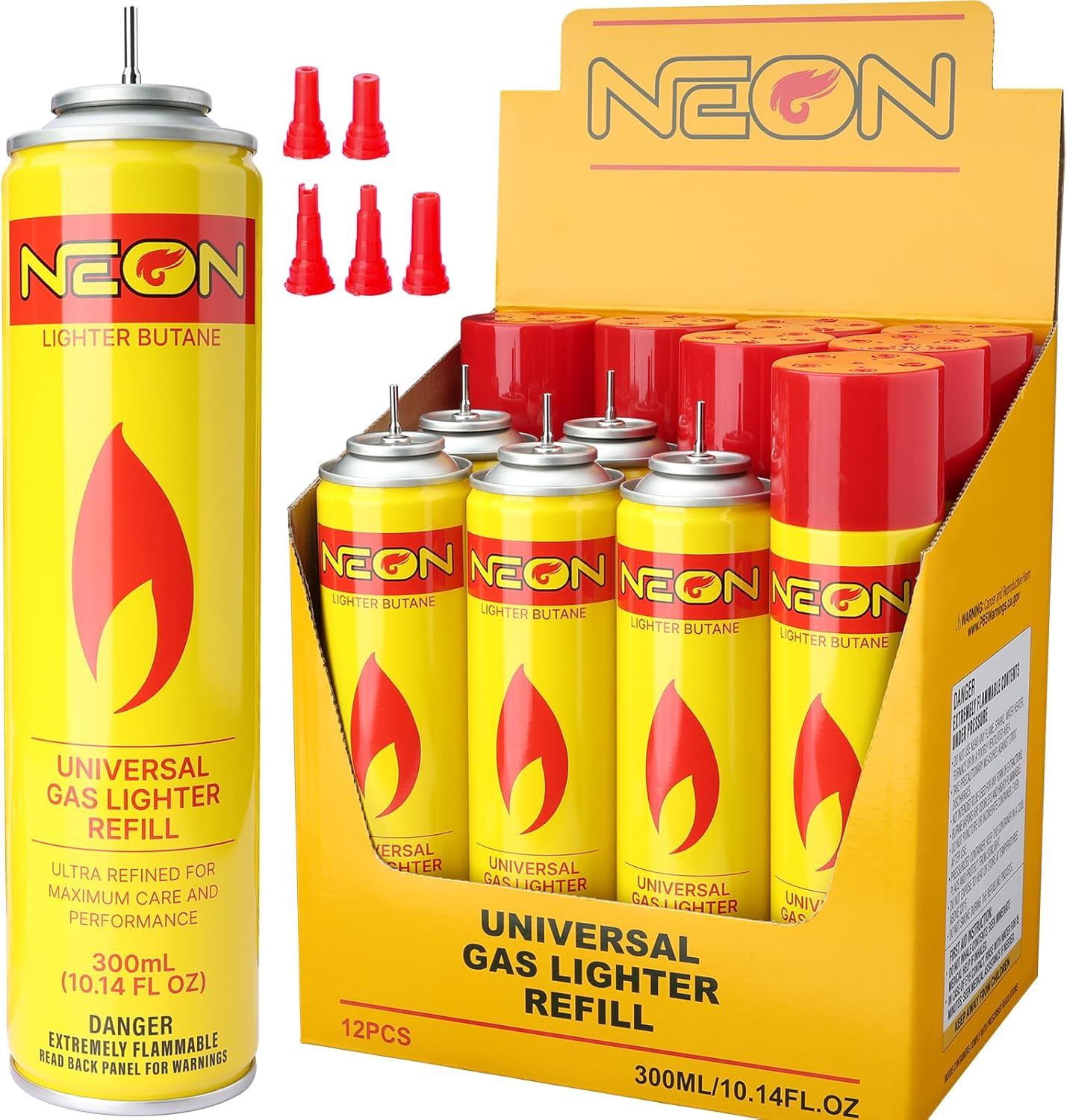 NEON Butane Fuel Refill 300ml Ultra Refined Lighter Fluid