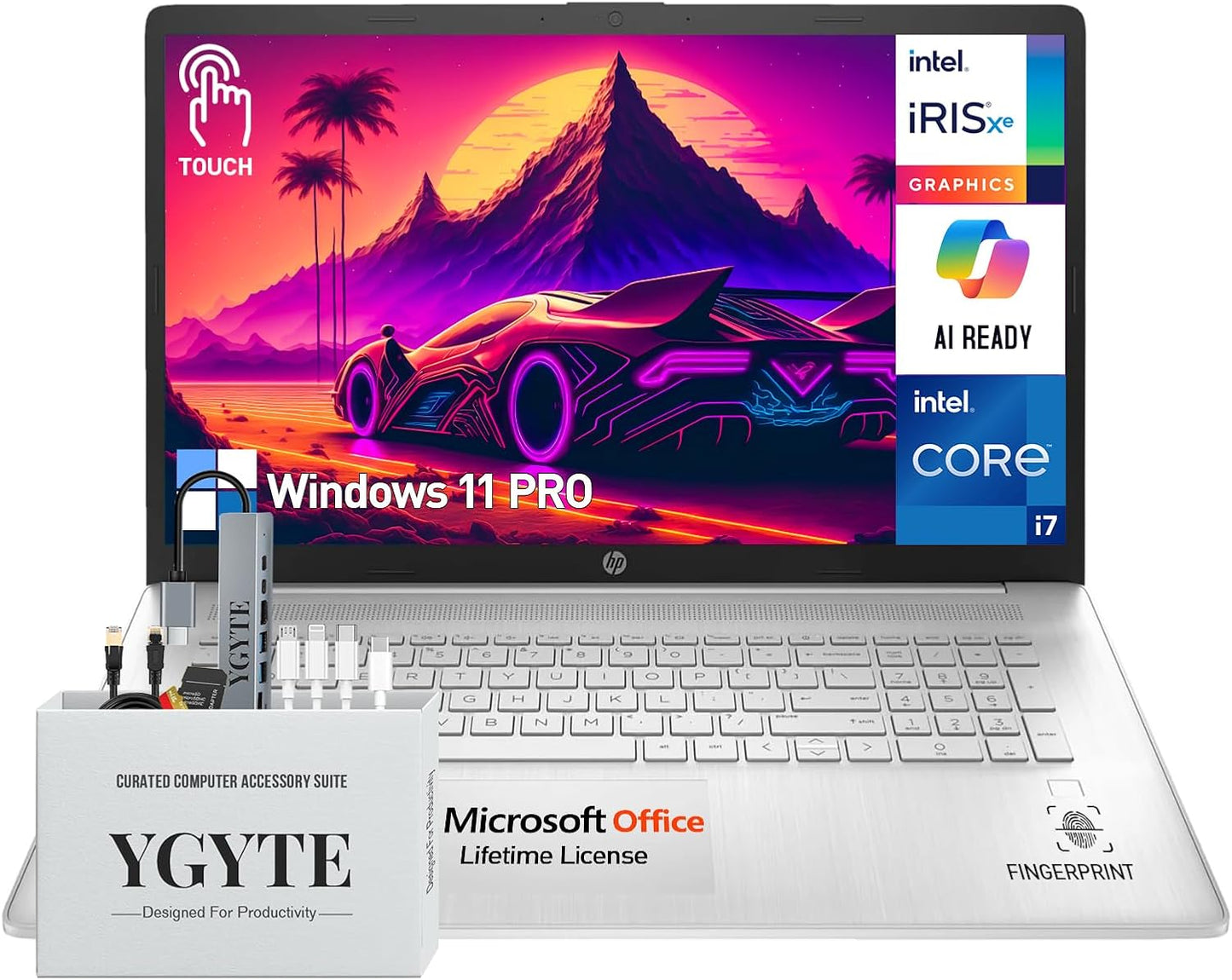 HP 17 Inch Touchscreen Laptop with Intel Core i7 and 64GB RAM