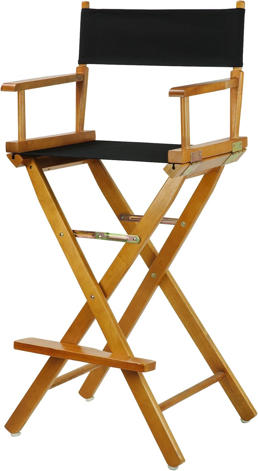 Casual Home 30in Director's Chair with Honey Oak Frame and Canvas