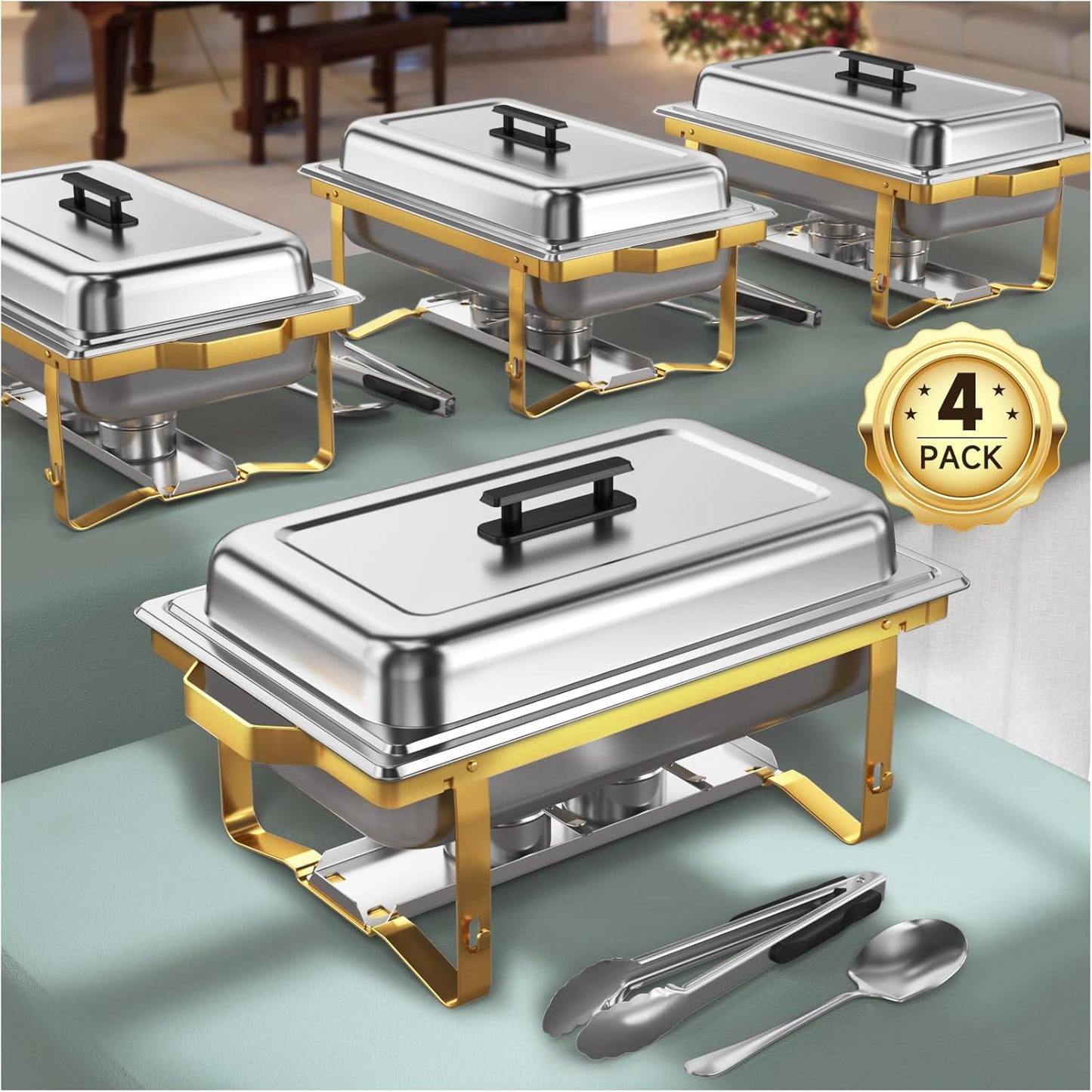 KScocina Chafing Dish Buffet Set for Elegant Serving Needs