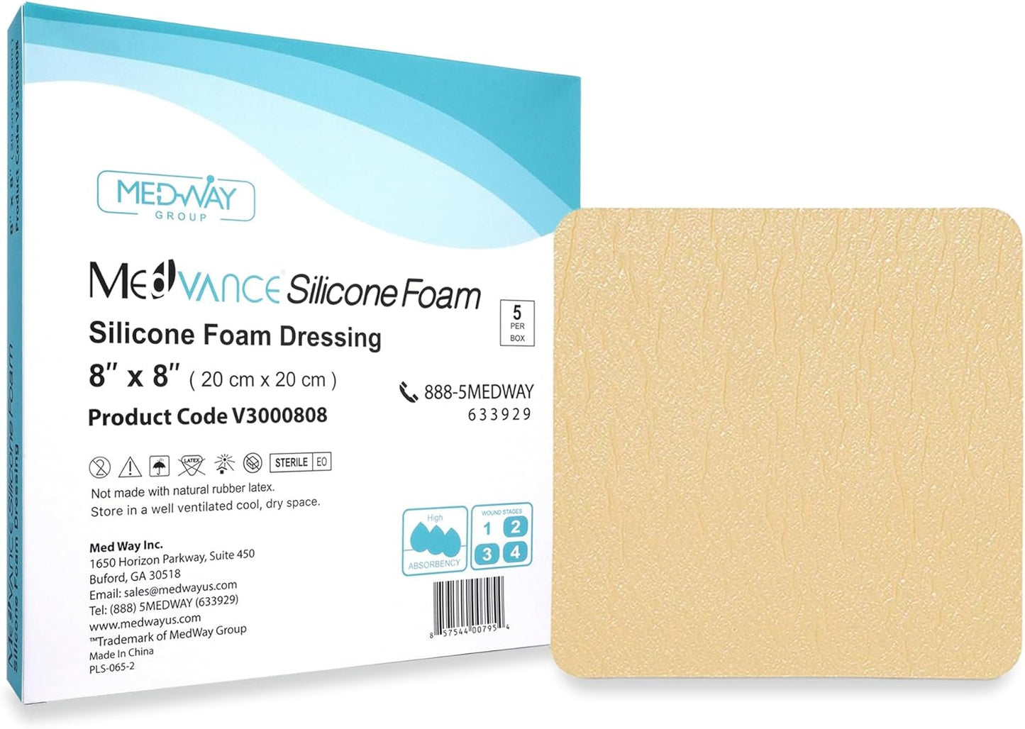 MedVance Silicone Adhesive Foam Dressing for Optimal Healing