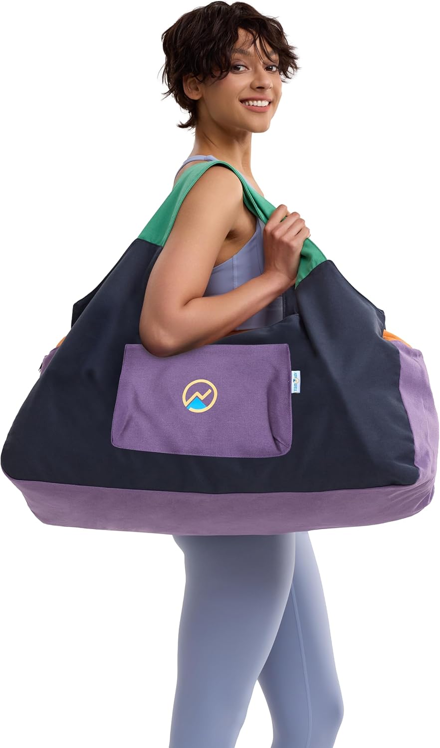 JoYnWell Large Yoga Mat Bag - Stylish & Spacious Tote with 4 Pockets, Easy-to-Carry, Fits All, 30