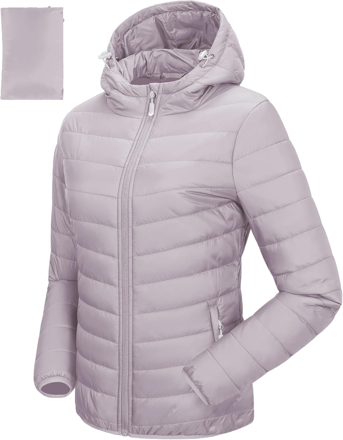 33,000ft Women's Packable Puffer Jacket for Winter Warmth