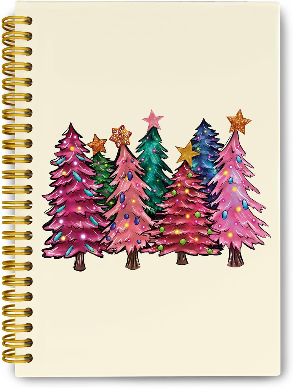 Farmhouse Merry Christmas Spiral Notebook - Festive Journaling Essential!