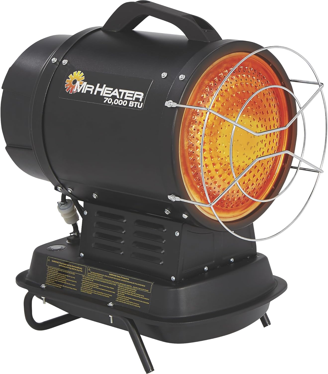 Mr. Heater 70,000 BTU Portable Kerosene Radiant Heater - Quiet Burner for Efficient Heating