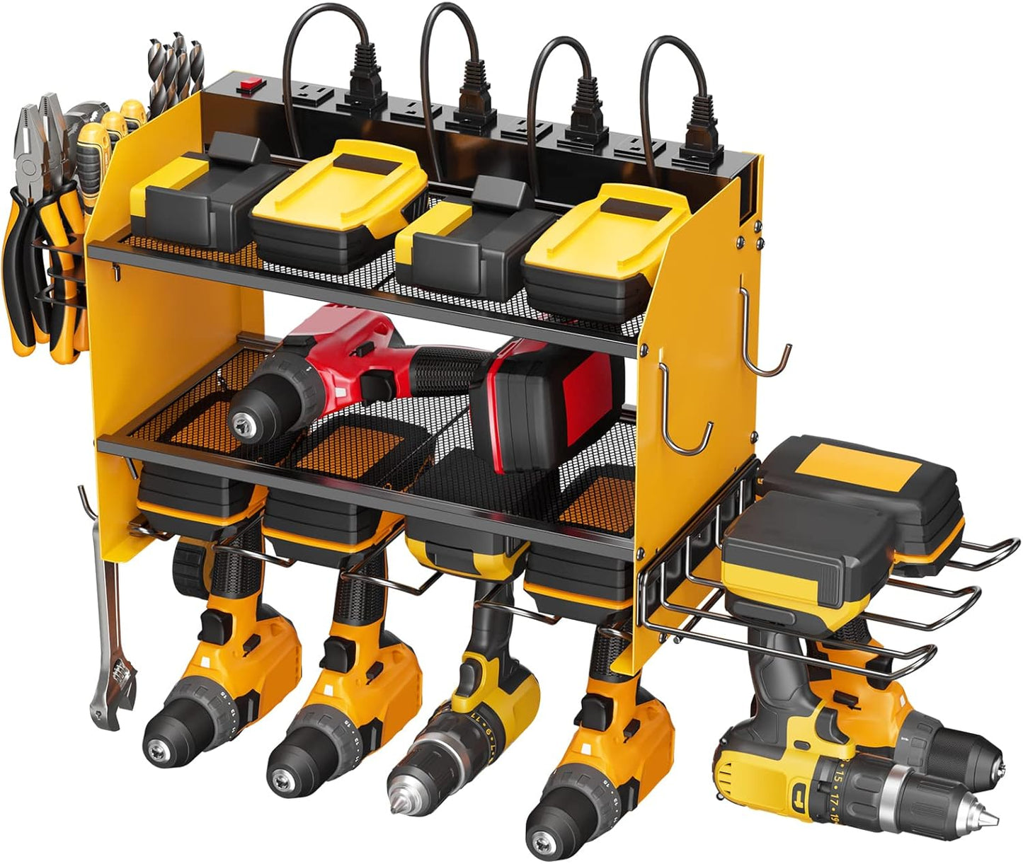 CCCEI Modular Power Tool Organizer Wall Mount Charging Station