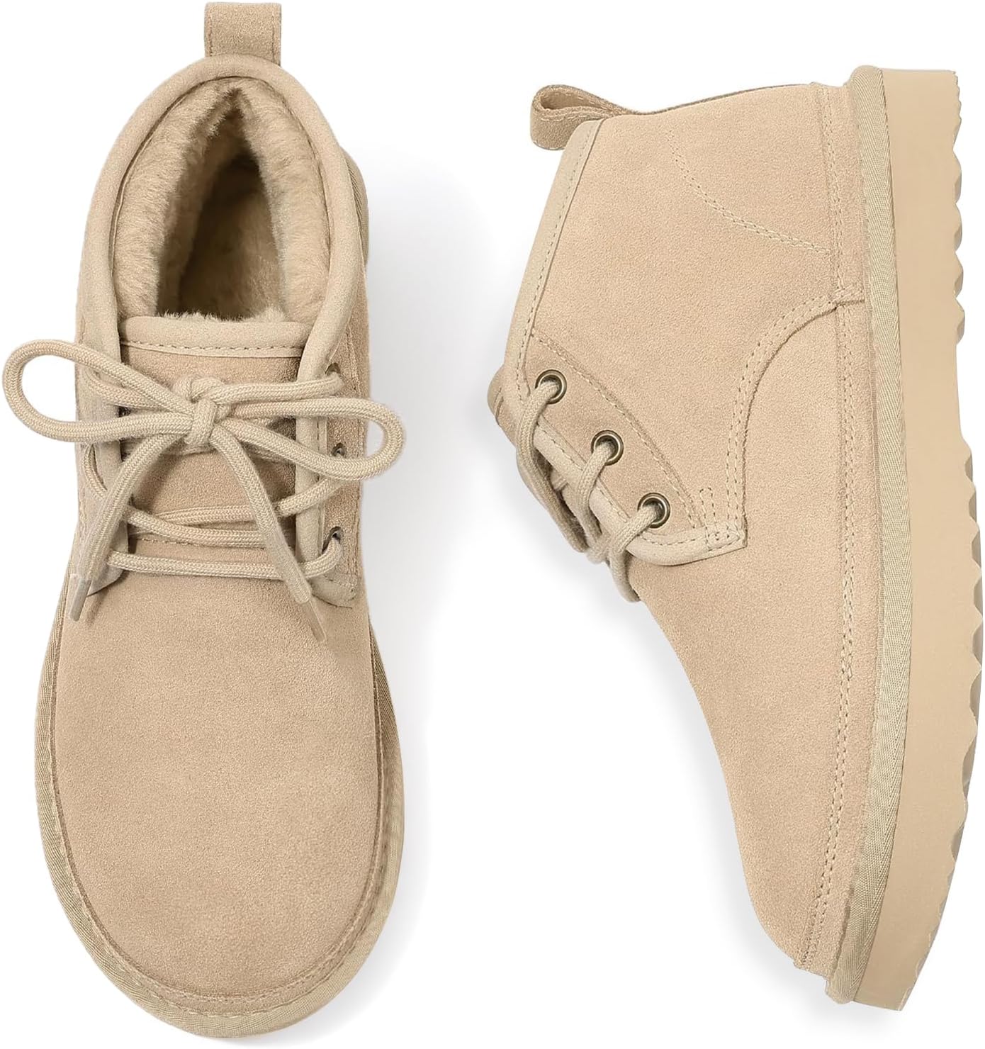 Litfun Fur Lined Ankle Boots for Women: Cozy Winter Footwear