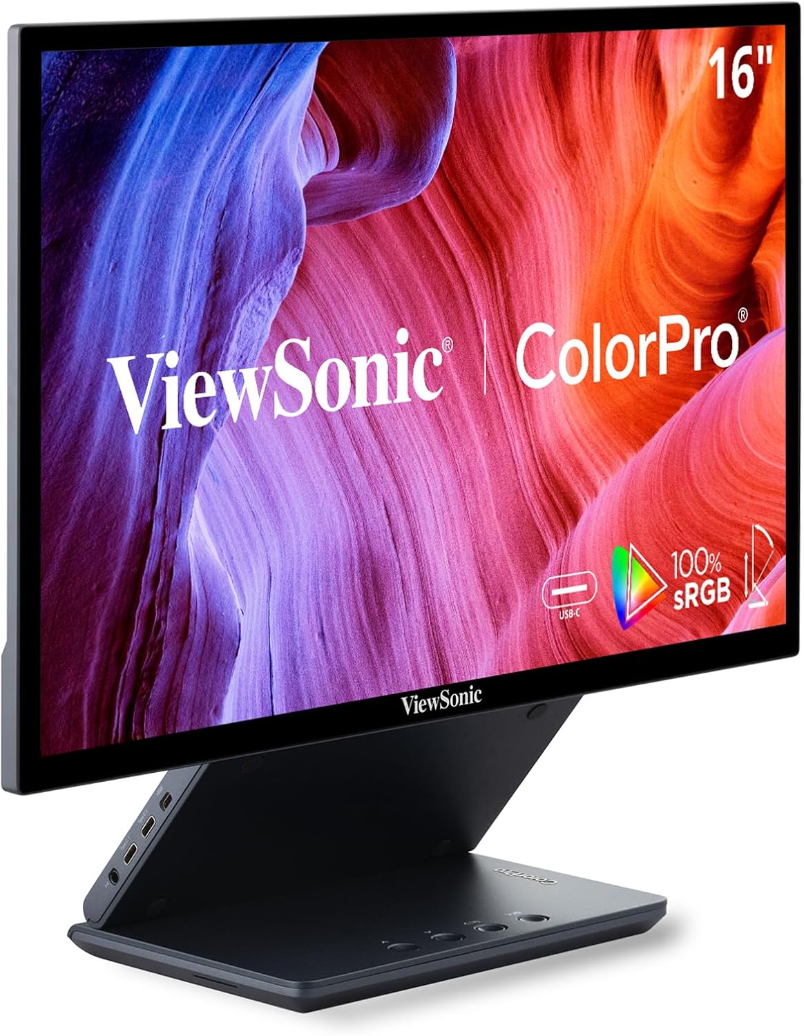 ViewSonic 15.6 1080p Portable Monitor - 2 Way Powered USB-C