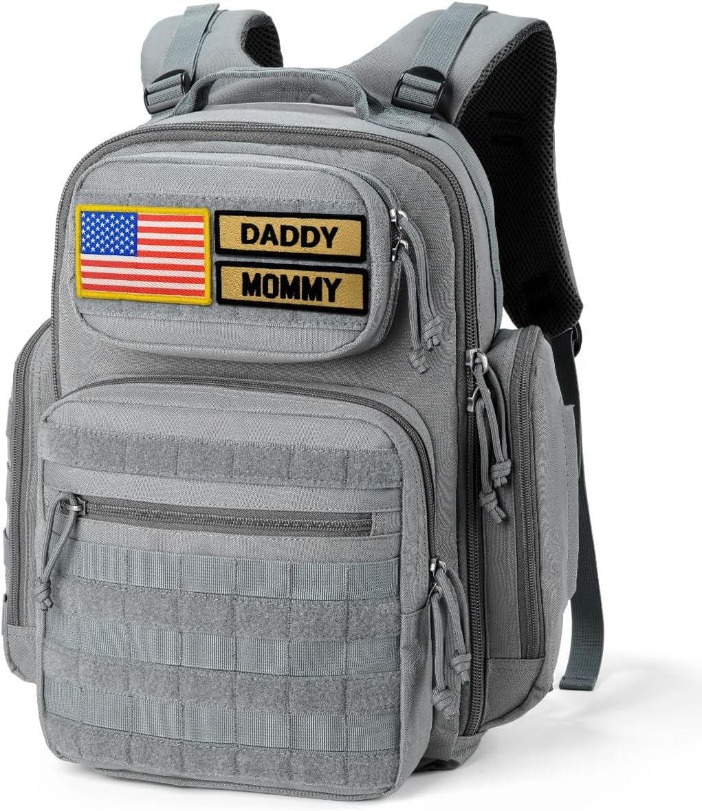 MIRACOL Mens Military Diaper Bag for Tactical Dads on the Go