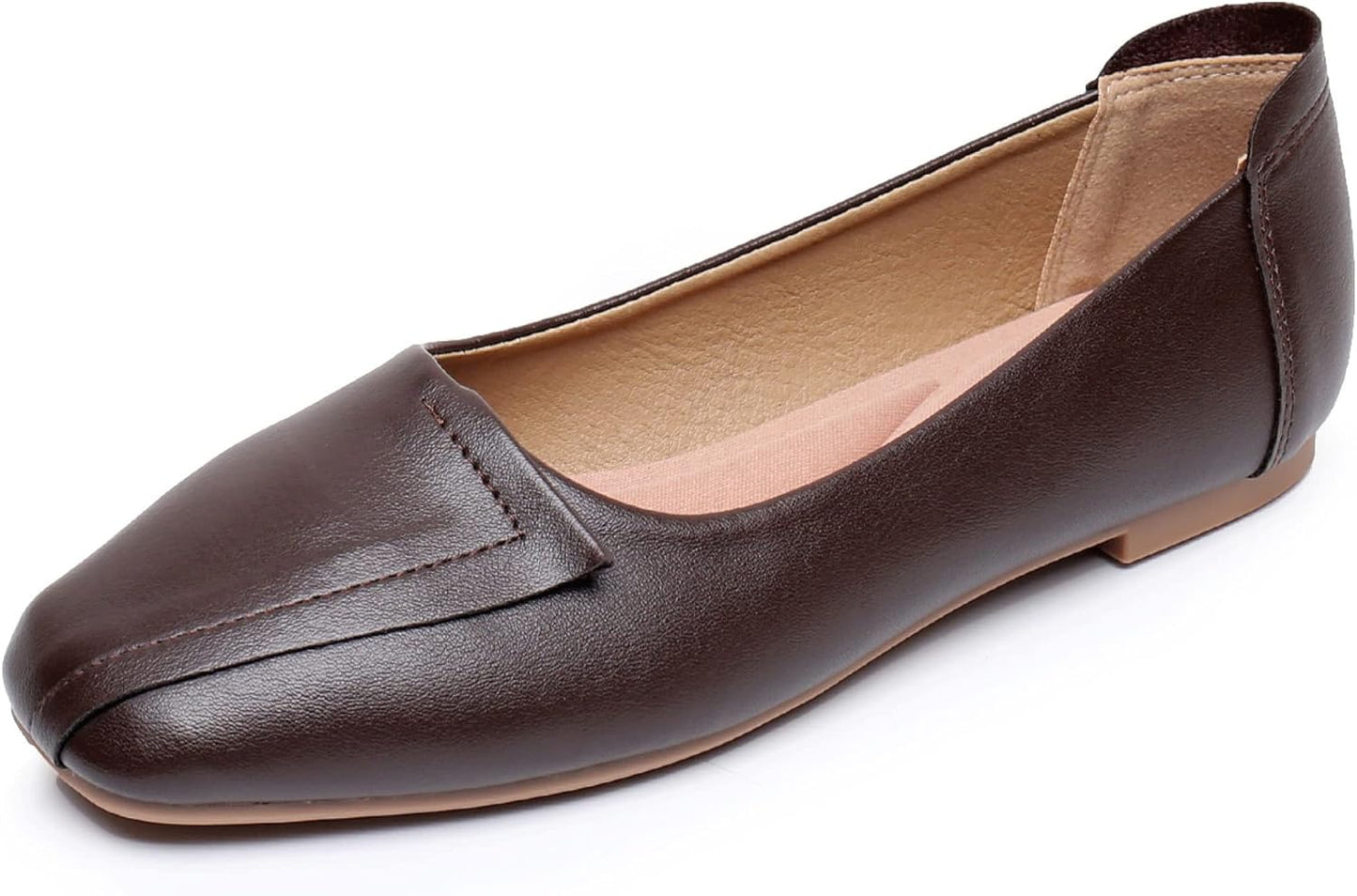 VenusCelia Women's Plain Dance Flat Shoe for Comfort and Style