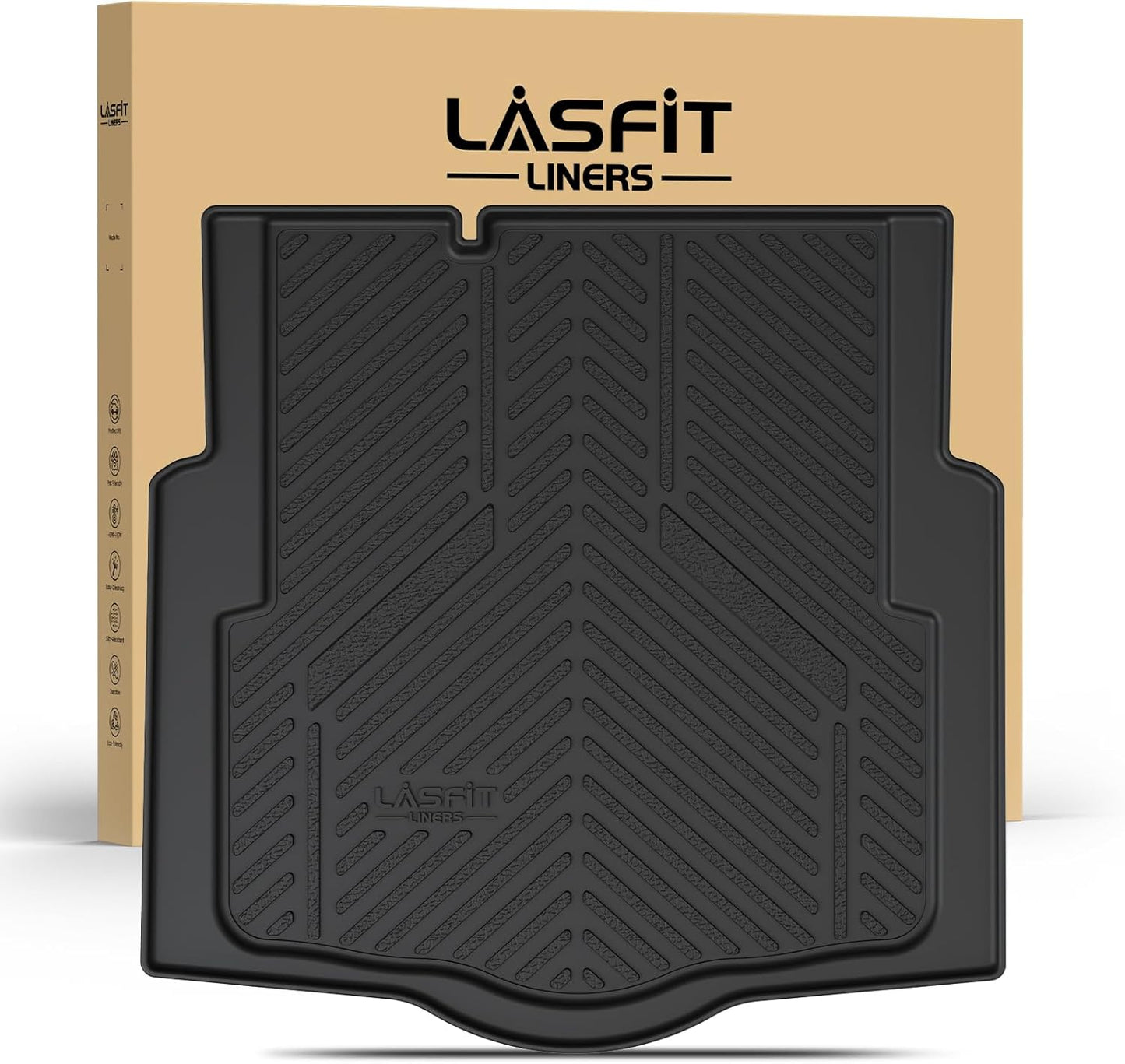 LASFIT Trunk Mat for Chevrolet Cruze 2016-2020: Custom Fit