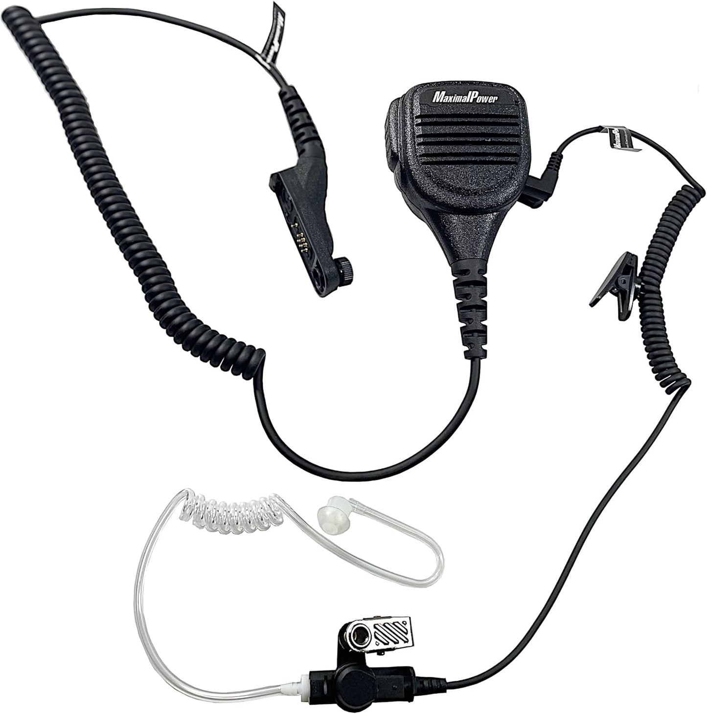 MaximalPower Speaker Mic for Motorola Radios with Earpiece
