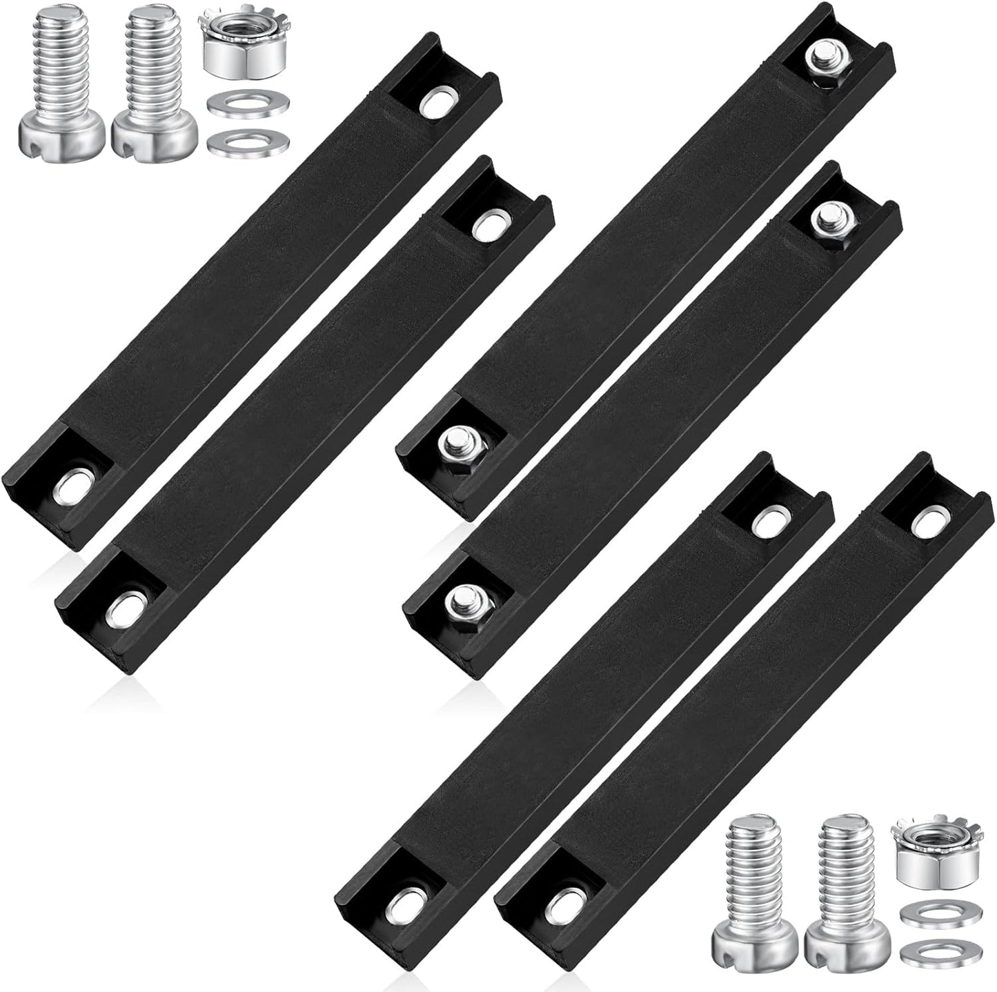 Magnetic License Plate Holder for Temporary Tags - 6 Pcs Set