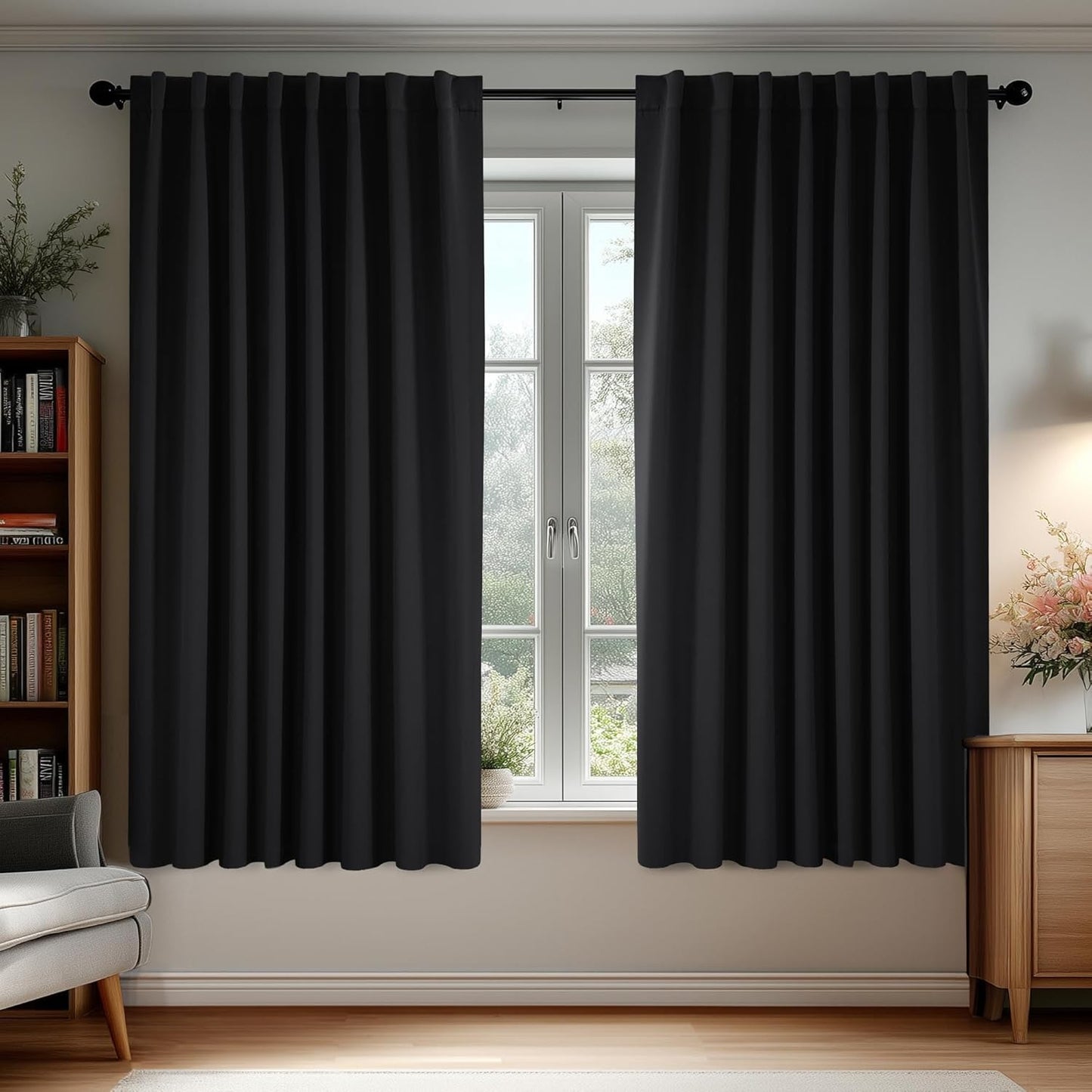 Deconovo Blackout Curtains for Bedroom and Living Room Use