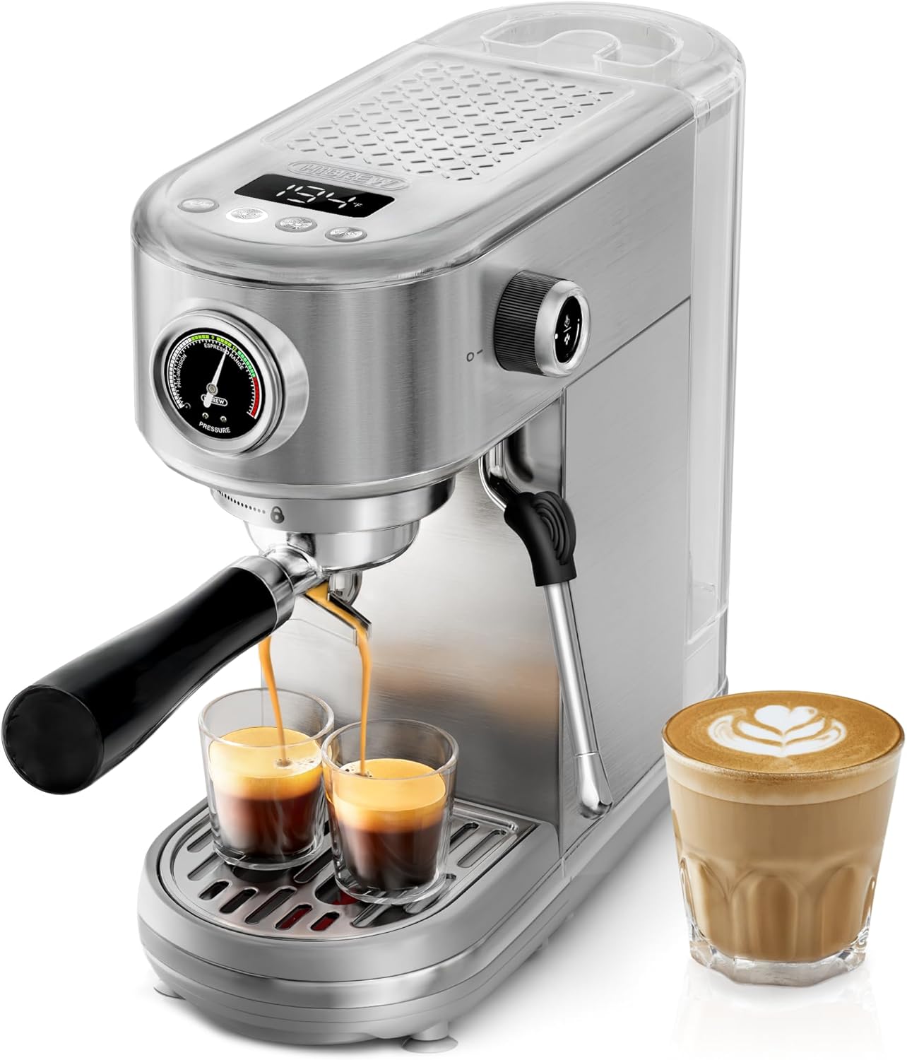 HIBREW Espresso Machine 20 Bar: Perfect Cappuccino Maker