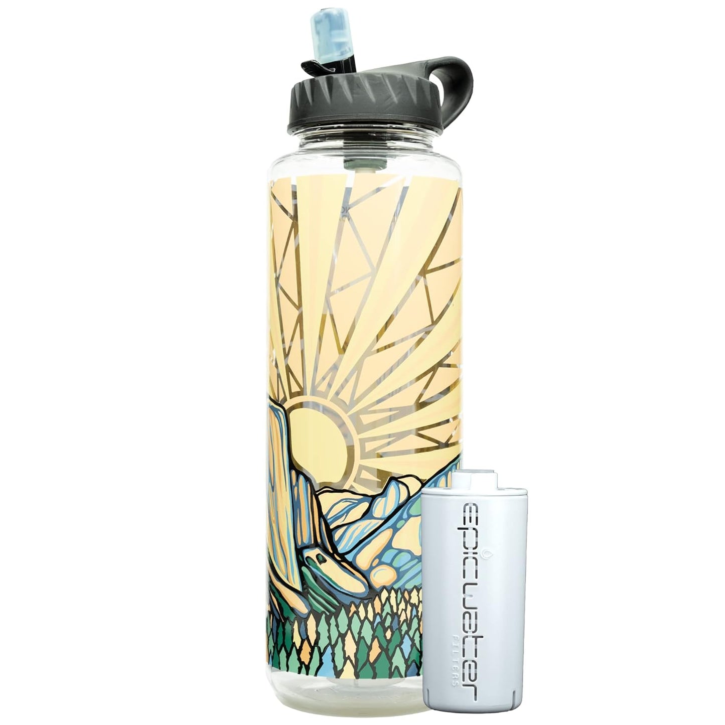 Pure water on the go with Epic Filter Bottle