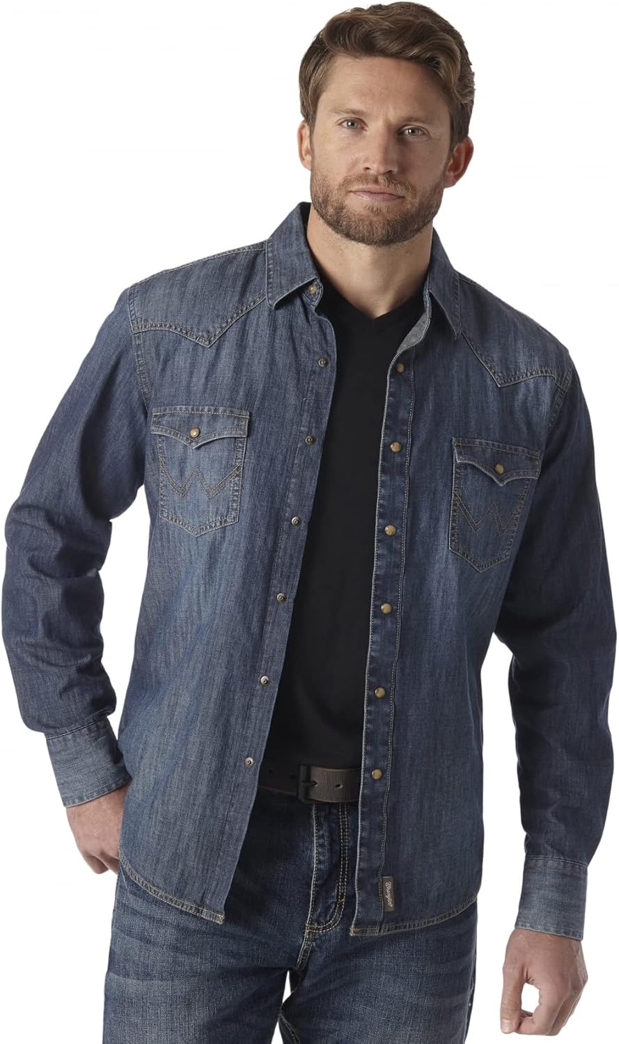 Wrangler Men's Sport Western Long Sleeve Snap Shirt Review