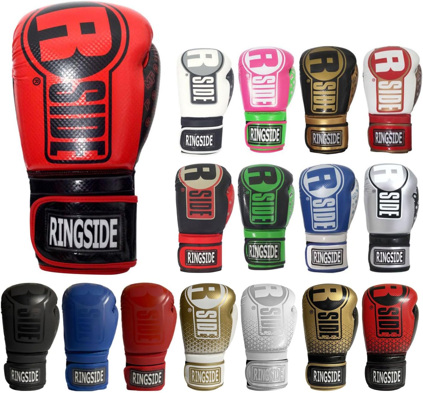 Ringside Apex Flash Boxing Gloves - Ultimate 16oz Red/Black
