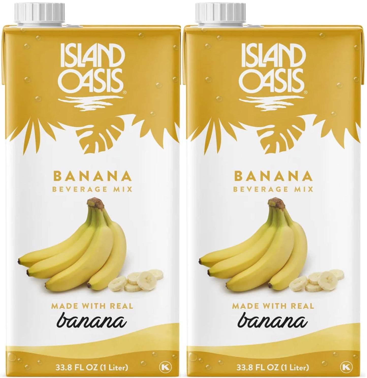 Island Oasis Banana Fruit Puree for Smoothies and Cocktails