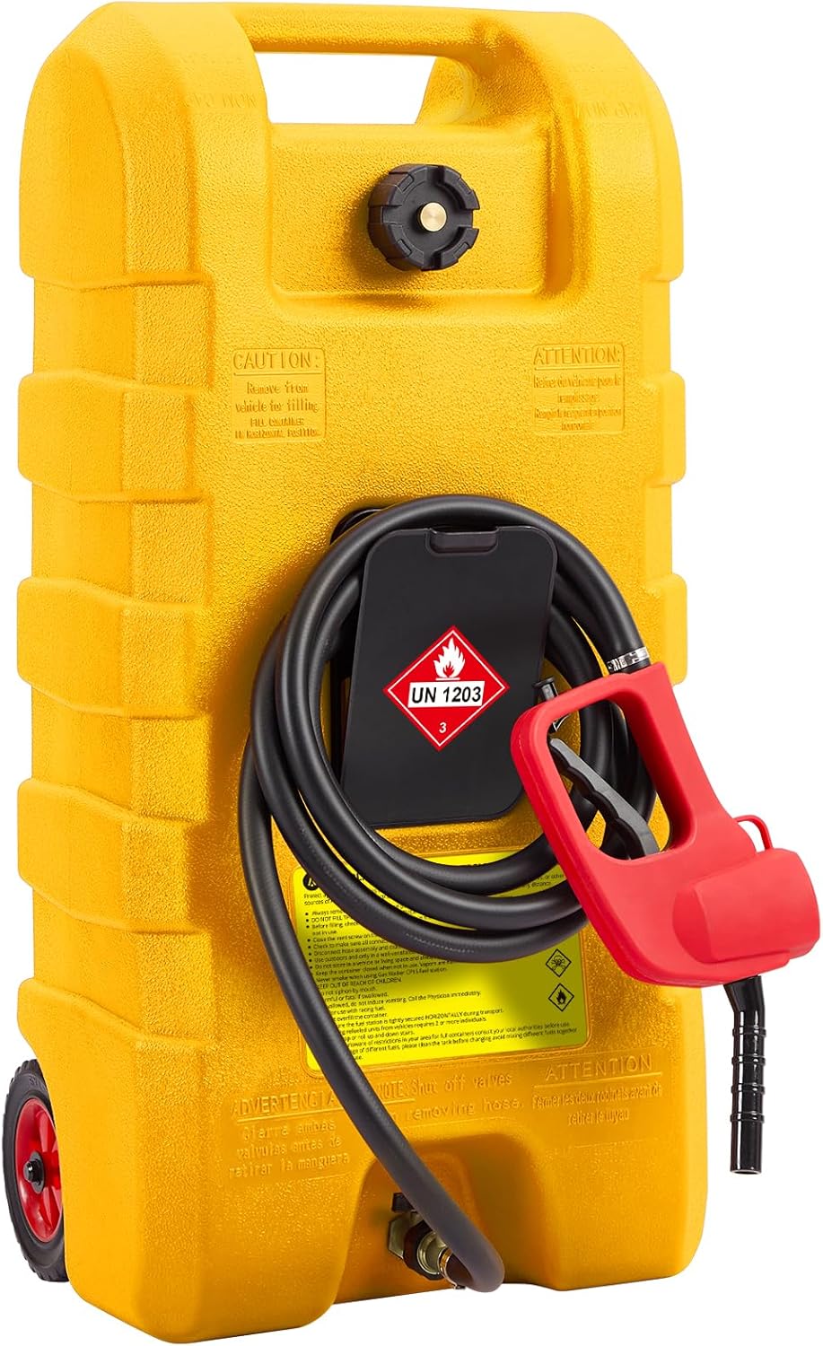 15 Gallon Portable Diesel Fuel Tank Container with Siphon Pump