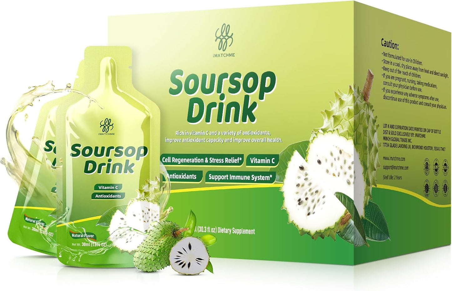 Soursop Bitters Liquid for Immune Support and Antioxidants