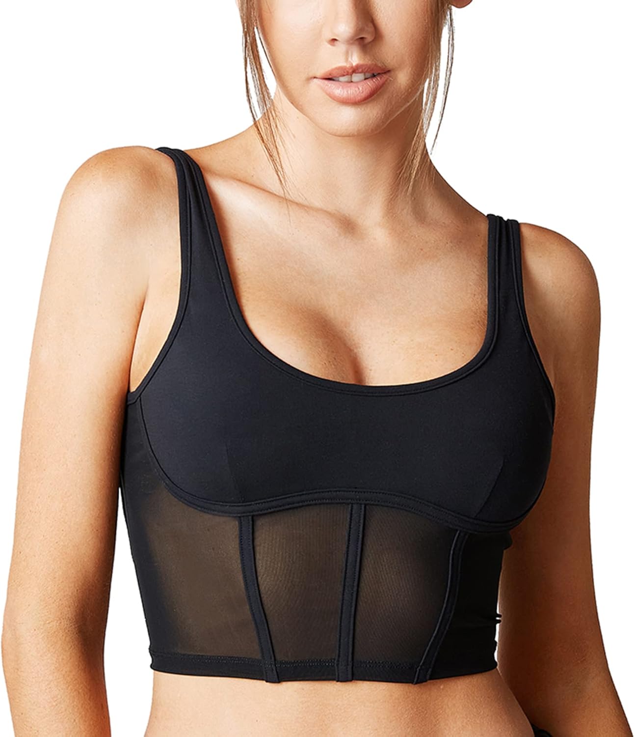 Mustcan Open Back Longline Sports Bra