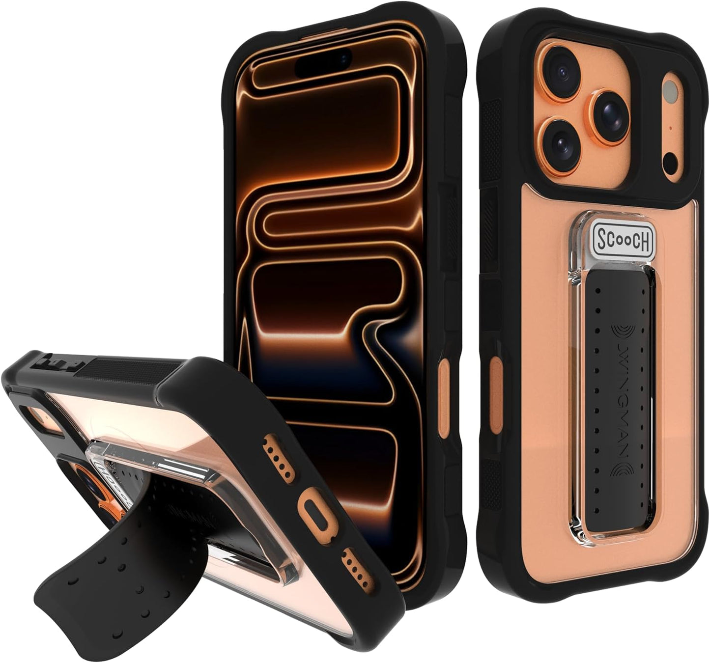Scooch iPhone 17 Pro Case with Stand and Military Grade Protection