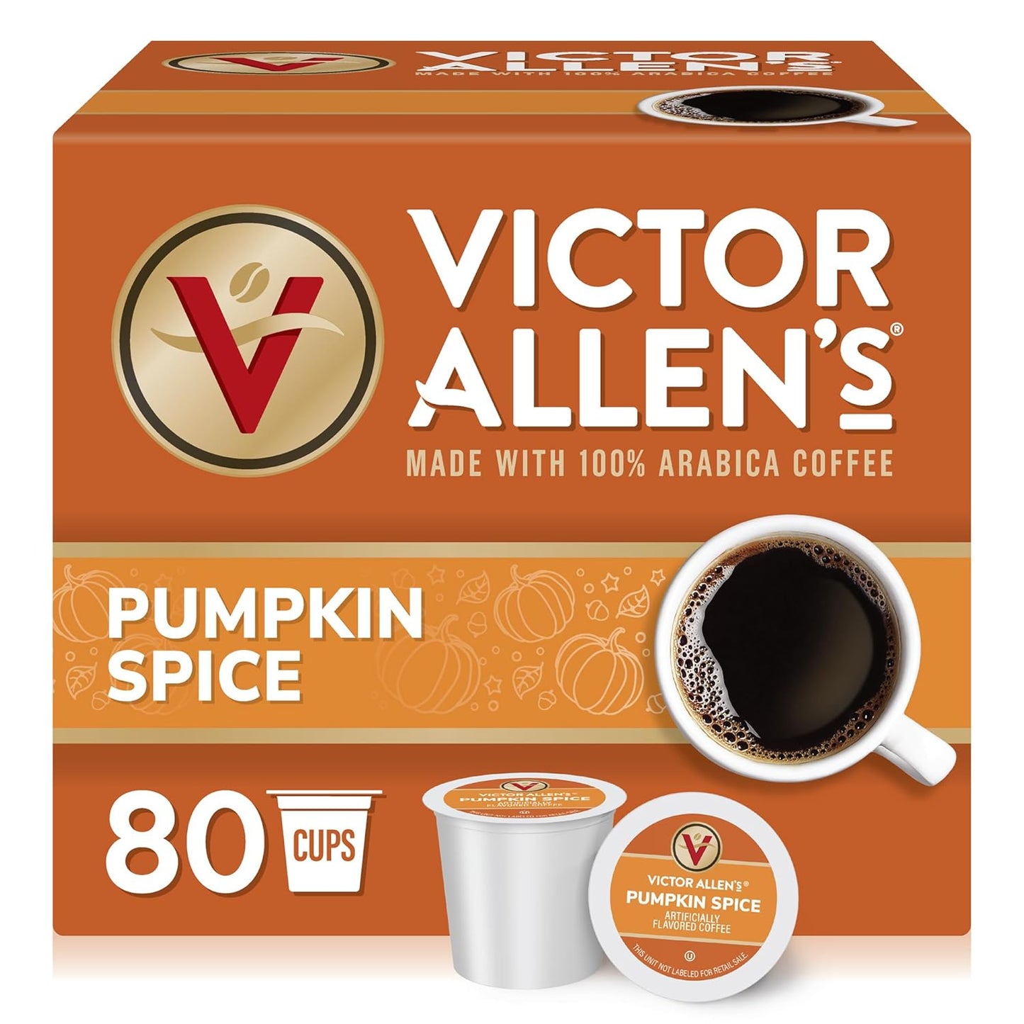 80 Pack Pumpkin Spice Coffee Pods