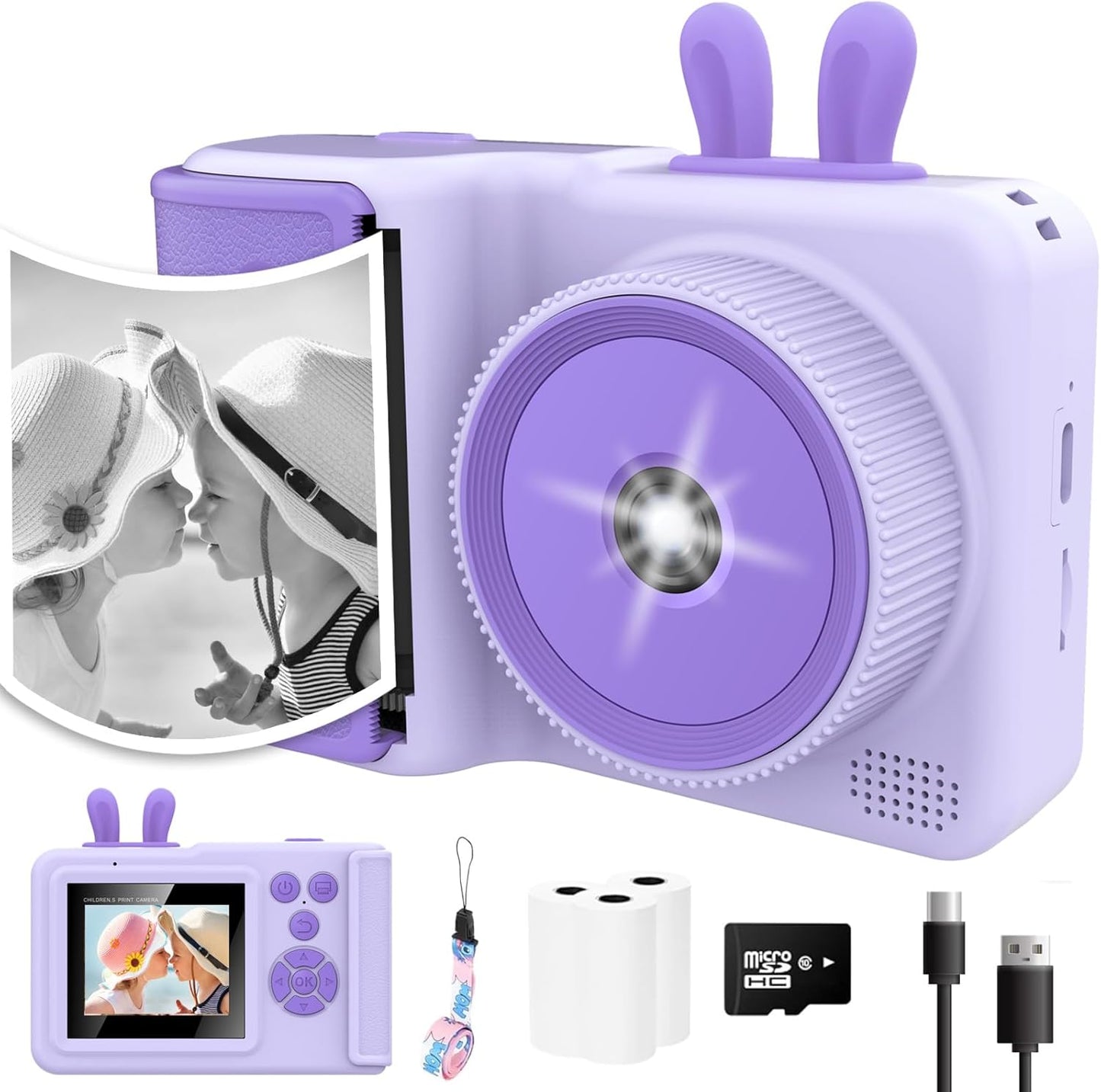 Instant Print Kids Camera for Fun Memories!