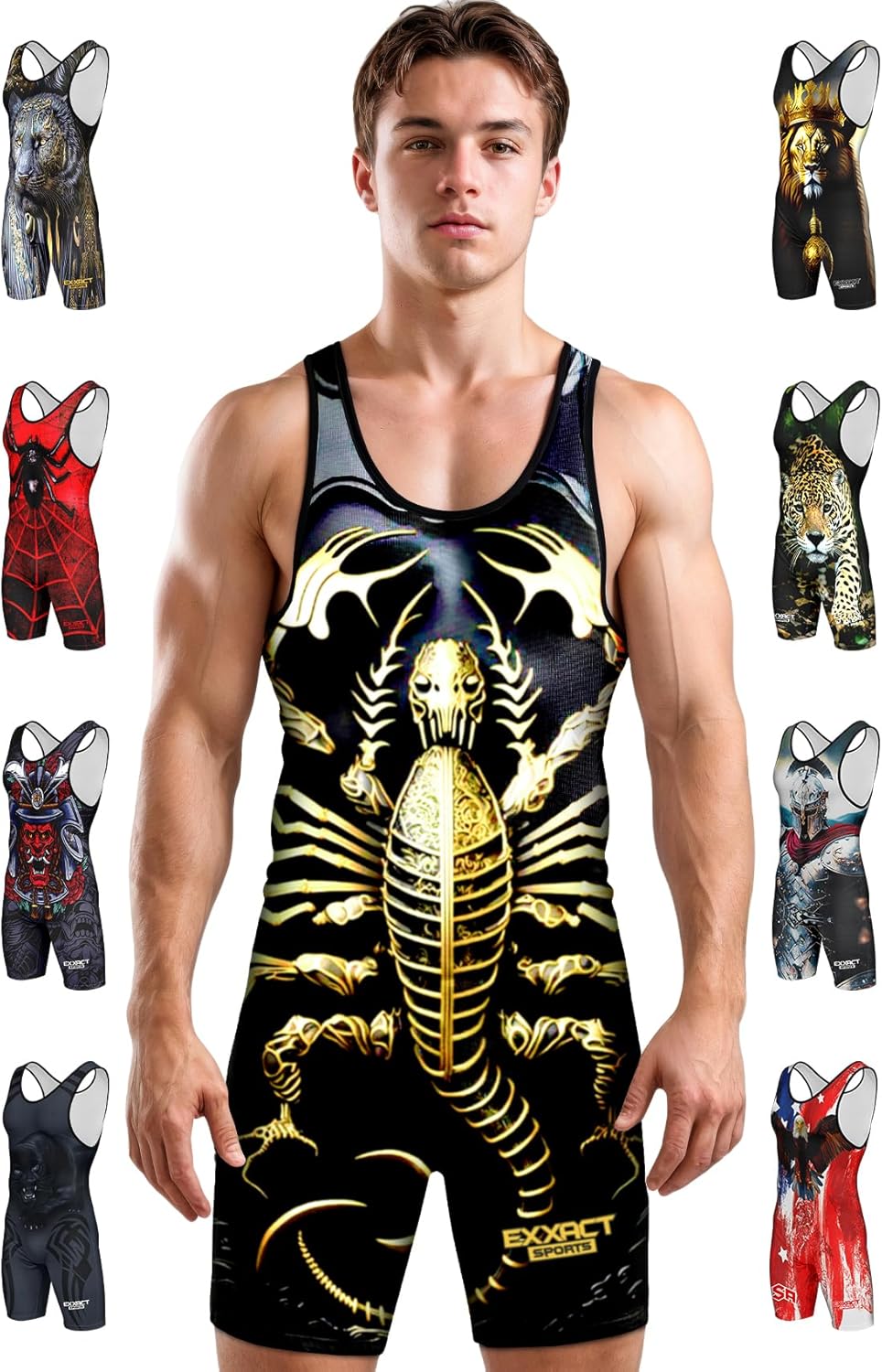 Exxact Sports Wrestling Singlet for Men & Boys - Premium Gear