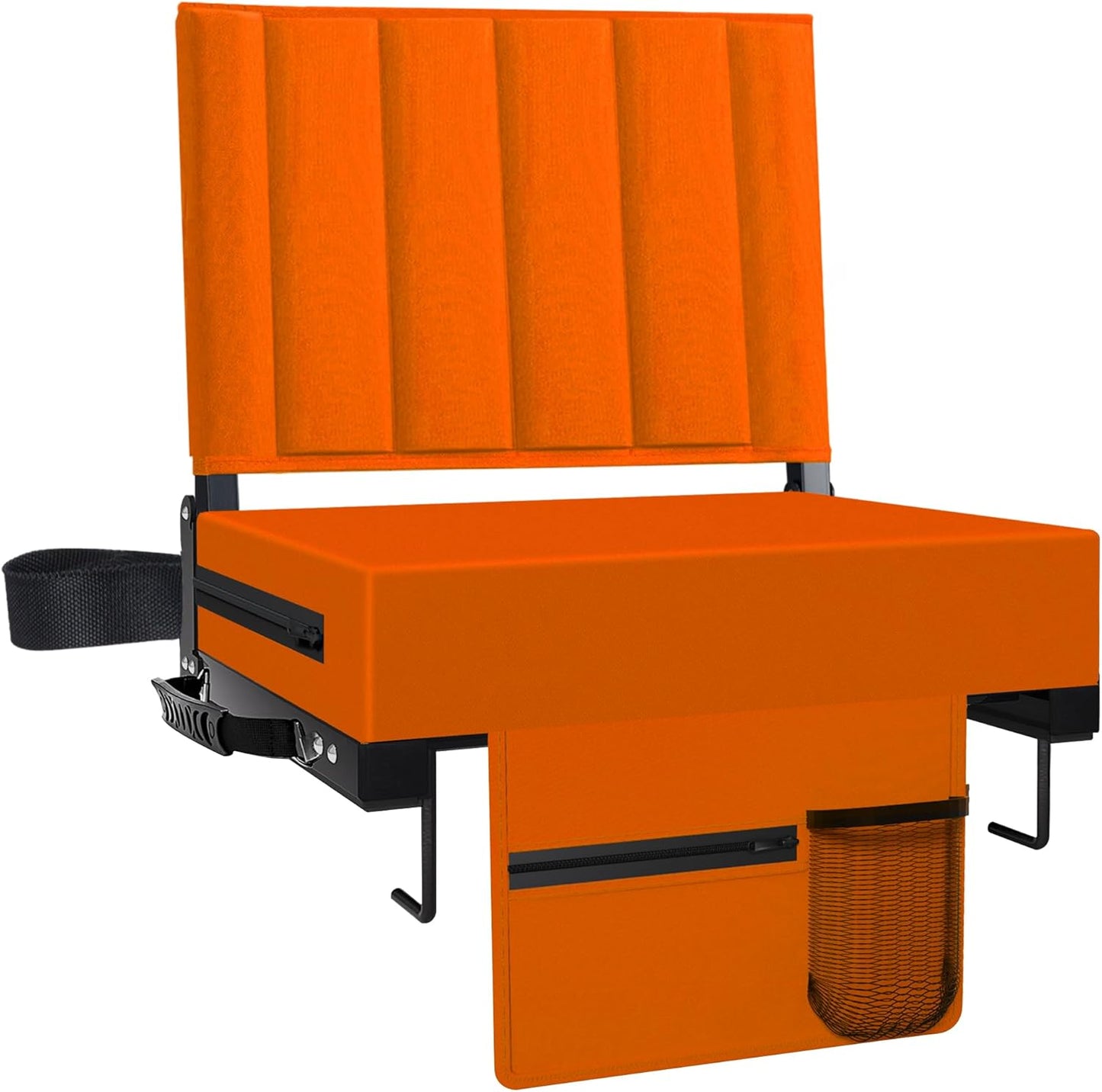 Stadium Seat for Bleachers with Back Support and Cushion